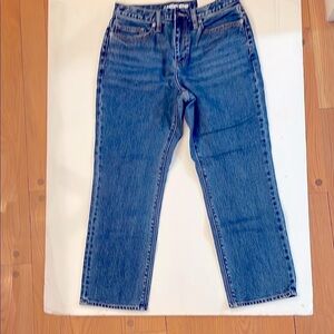 Lands' End Blue Straight Leg Jeans Classic Style